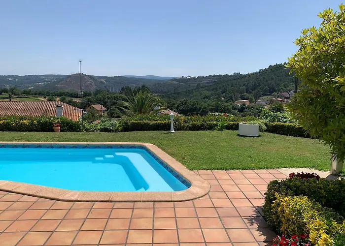 別荘 Casa Tarrio Con Piscina - Santiago De Compostela *