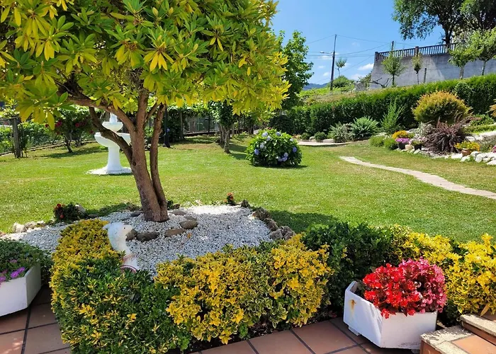 別荘 Casa Tarrio Con Piscina - Santiago De Compostela *