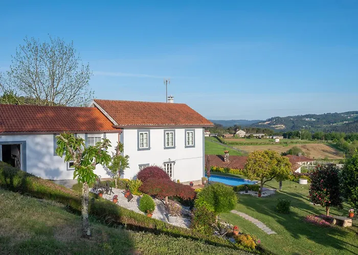 別荘 Casa Tarrio Con Piscina - Santiago De Compostela Boqueixon